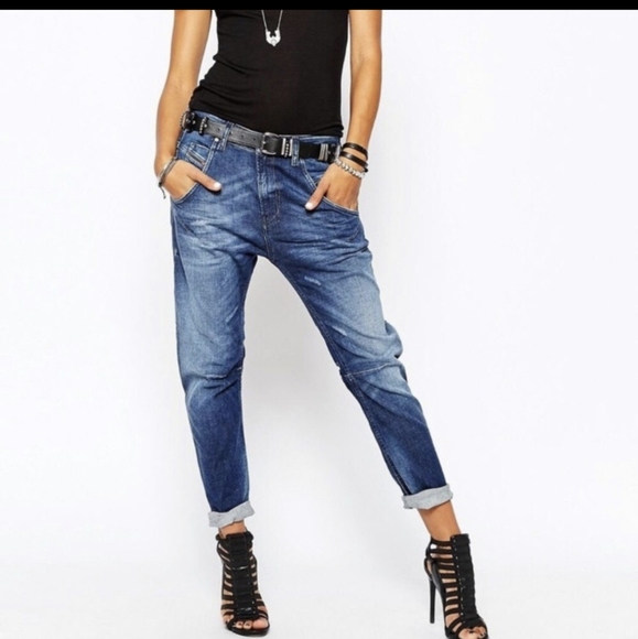 diesel fayza relaxed boyfriend jeans